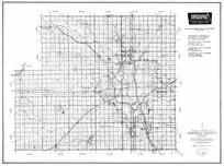 Sedgwick County, Derby, Clear Water, Cheney, Wichita, Haysville, Valley Center, Greenwich, Kansas State Atlas 1958 County Highway Maps